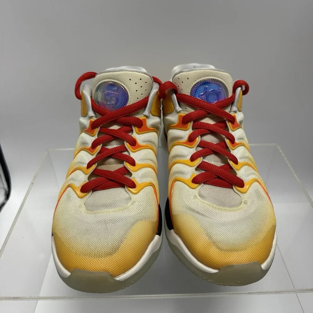 Nike KD 17 Sunrise University Gold Basketball Shoes FJ9487-700 Men's Size 8.5